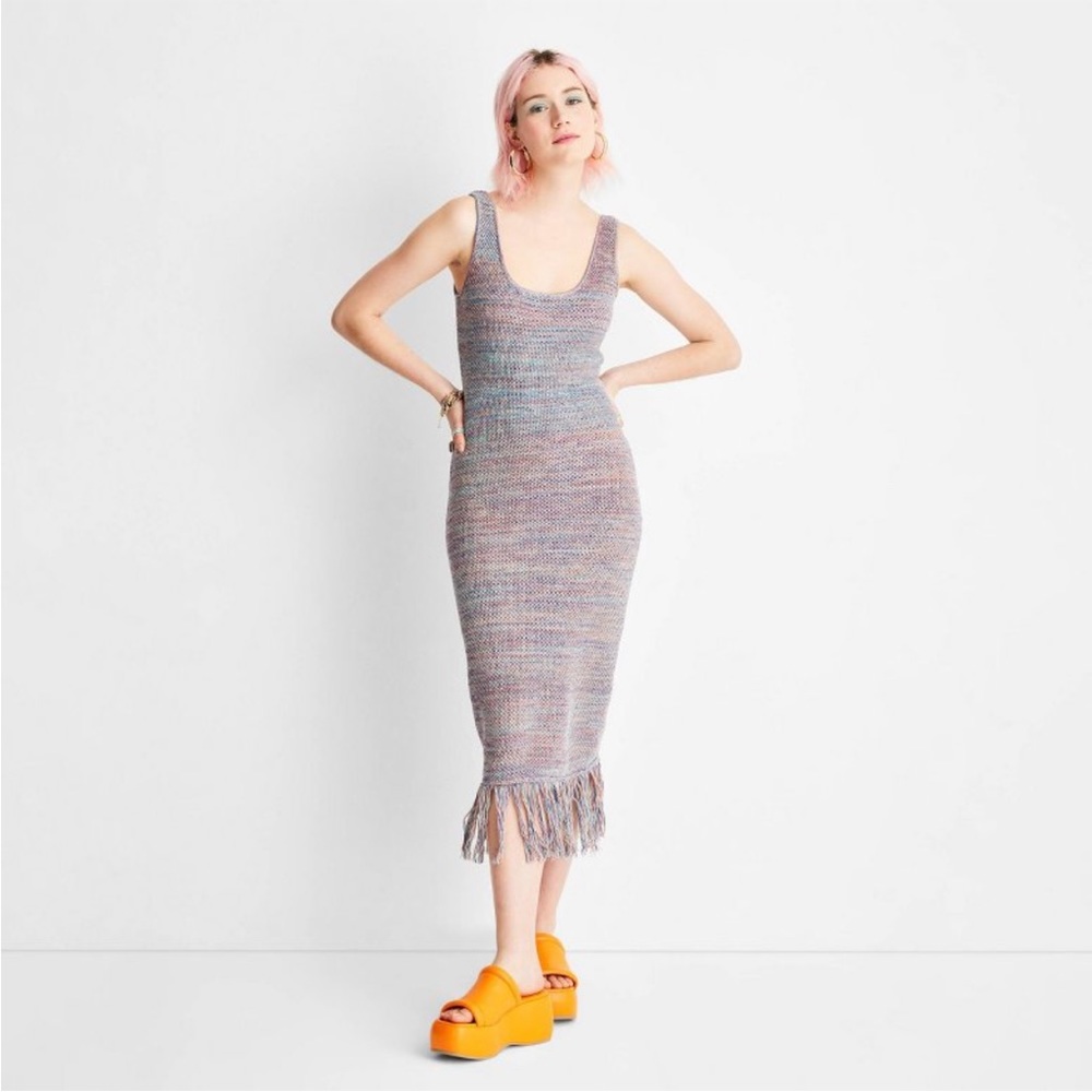 Target future collective knit dress size medium.